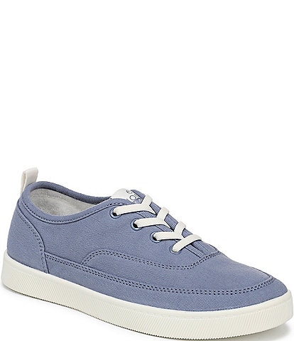 Vionic Cyan Canvas Platform Sneakers