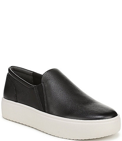 Vionic Ellen Leather Slip On Platform Sneakers