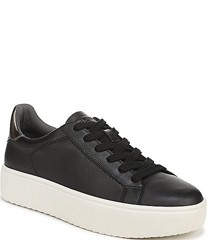 Vionic Emilia Leather Lace Up Platform Sneakers