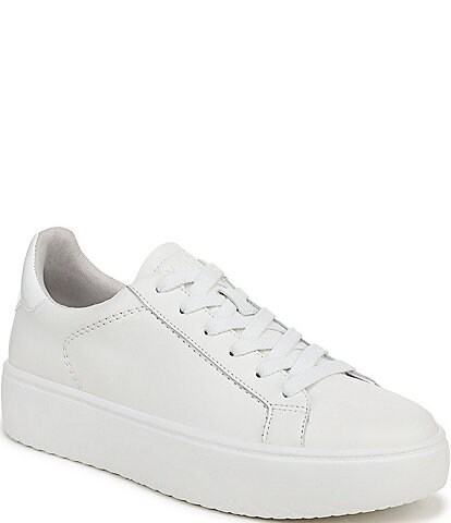 Vionic Emilia Leather Lace Up Platform Sneakers