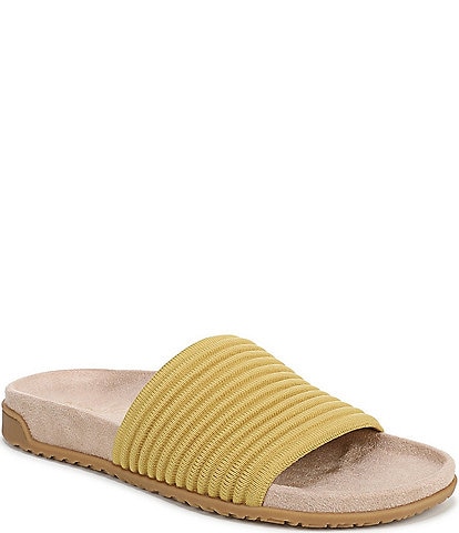 Vionic Evie Compression Knit Slide Sandals