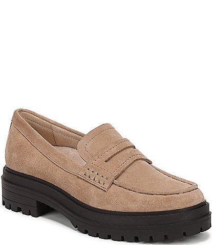 Vionic Georgia Suede Lug Sole Loafers