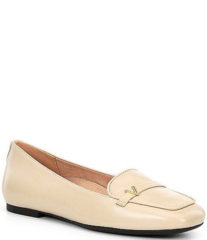 Vionic Hayes Leather Flat Loafers