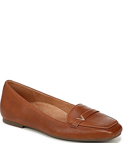 Vionic Hayes Leather Flat Loafers