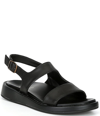Vionic Madera Leather Slingback Platform Sandals