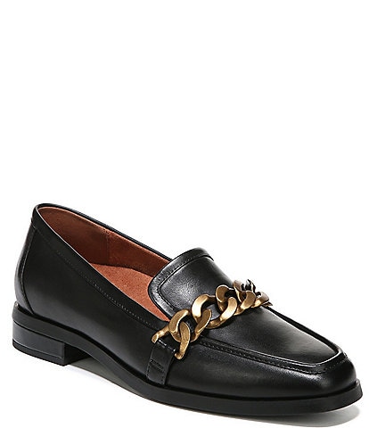 Vionic Mizelle Leather Chain Loafers