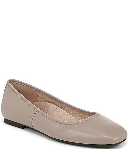 Vionic Orinda Leather Ballet Flats