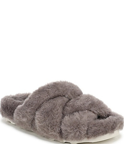 Vionic Peppa Faux Fur Slippers