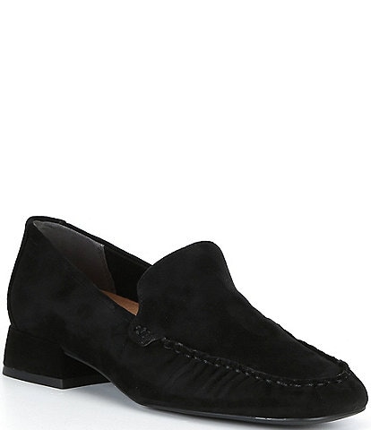 Vionic Pilar Suede Ruched Toe Loafers