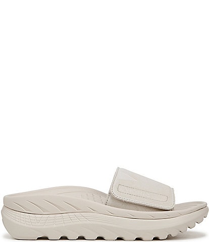 Vionic Rejuvenate Suede Recovery Platform Arch Support Slide Sandals