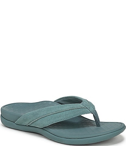 Vionic Shore Suede Thong Sandals