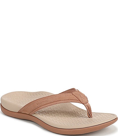 Vionic Tide 2.0 Suede Thong Sandals