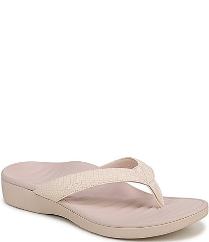 Vionic Tomales Embossed Thong Sandals