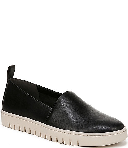 Vionic Uptown A-line Packable Leather Slip Ons