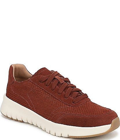  Uptown Embossed Nubuck Platform Sneakers