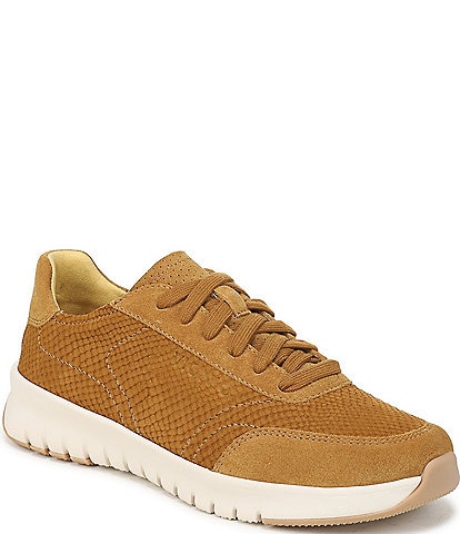Vionic Uptown Embossed Nubuck Platform Sneakers