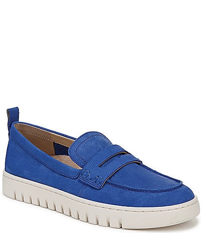 Vionic Uptown Leather Packable Travel Penny Loafers