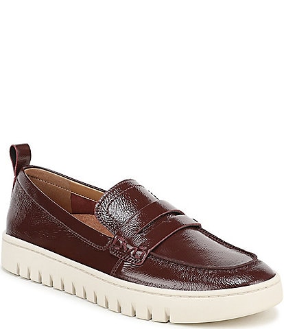 Vionic Uptown Patent Leather Packable Penny Loafers