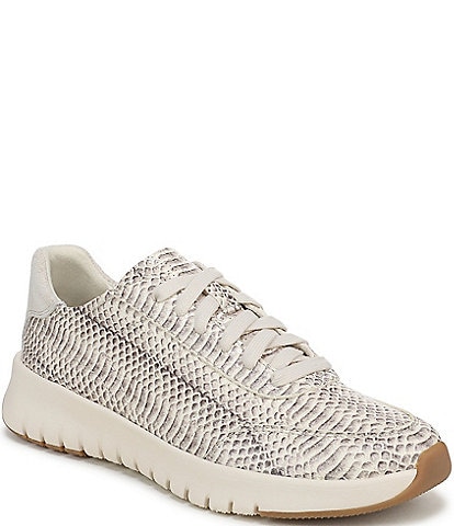 Vionic Uptown Print Leather Platform Sneakers
