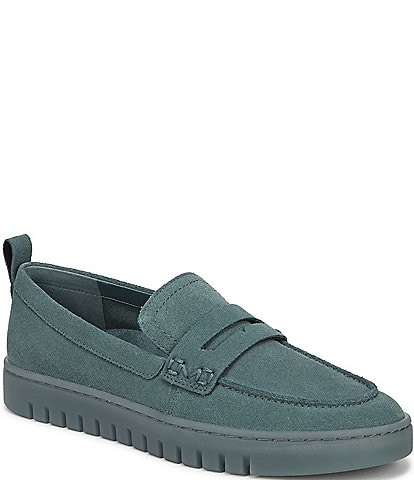 Vionic Uptown Suede Packable Travel Penny Loafers