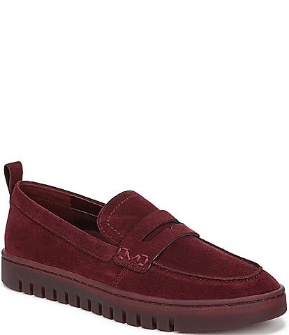 Vionic Uptown Suede Packable Travel Penny Loafers