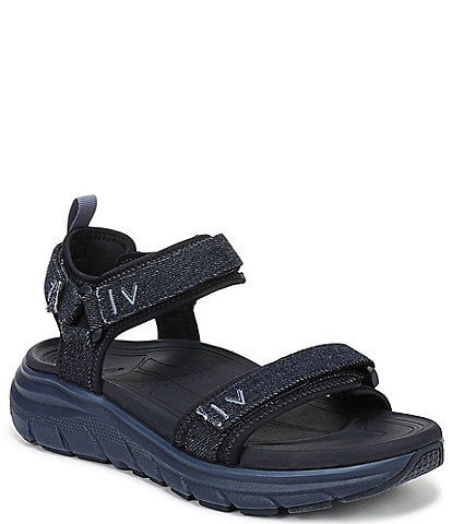 Vionic Walk Max Wanderer Denim Walking Sandals