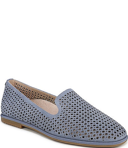 Vionic Willa 2.0 Perforated Suede Slip On Loafers