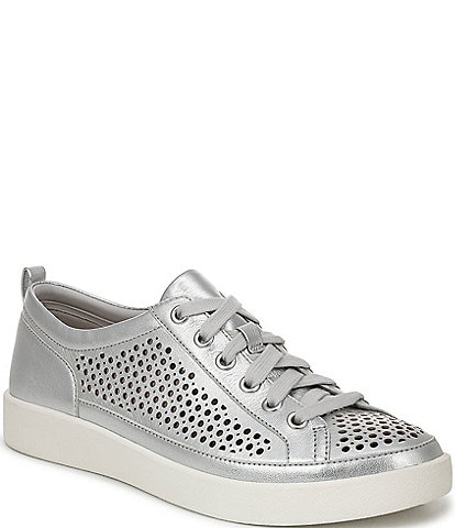 Vionic Winny Perforated Leather Lace-Up Sneakers