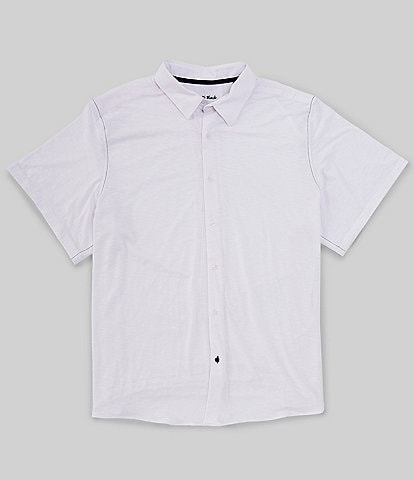 Visconti Big & Tall Modern-Fit Short-Sleeve Woven Shirt