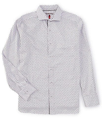 Visconti Geo Dobby Long Sleeve Woven Shirt