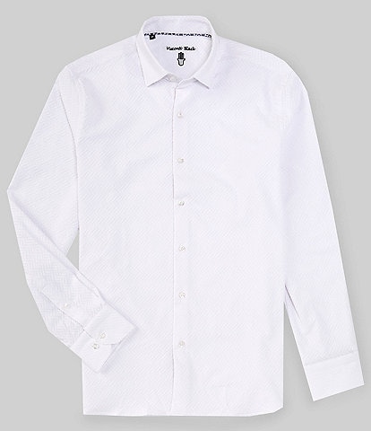 Visconti Textured Long Sleeve Woven Shirt