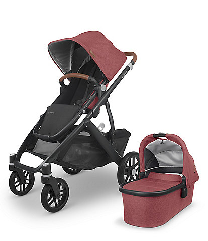 UPPAbaby VISTA V2 Convertible Single-To-Double With Bassinet Stroller System