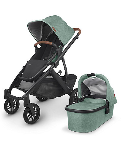 UPPAbaby VISTA V2 Convertible Single-To-Double With Bassinet Stroller System