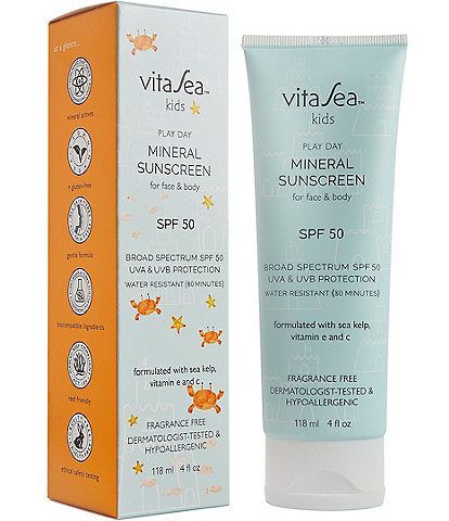 VitaSea Suncare Play-Day Mineral Sunscreen Lotion SPF 50