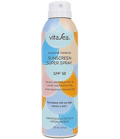 VitaSea Suncare Sunshine Warrior Sunscreen Super Spray SPF 50