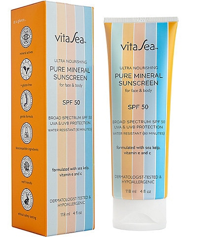 Vitasea Suncare Ultra Nourishing Pure Mineral Sunscreen Lotion SPF 50