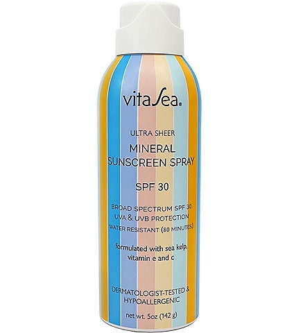 VitaSea Suncare Ultra Sheer Mineral Sunscreen Spray SPF 30