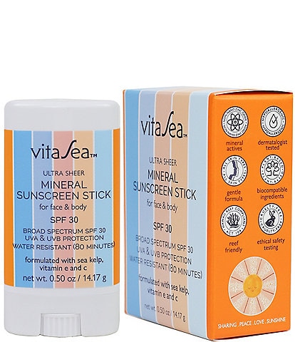 VitaSea Suncare Ultra-Sheer Mineral Sunscreen Stick SPF 30
