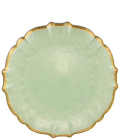 Viva by Vietri Baroque Glass Dinner Plate