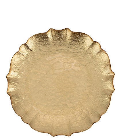 Viva by VIETRI Baroque Glass Salad Plate