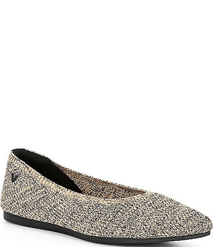 VIVAIA Aria 5.0 Marbled Stretch Knit Point Toe Flats