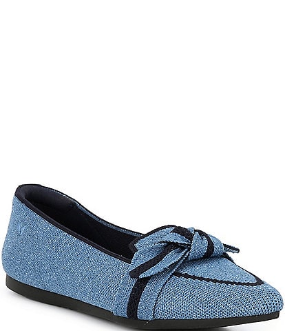 VIVAIA Michelle 2.0 Stretch Knit Bow Loafers