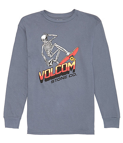 Volcom Big Boys 8-20 Long Sleeve Boneslide T-Shirt