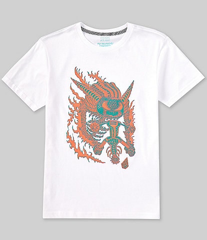Volcom Big Boys 8-20 Short Sleeve FA Tetsunori 1 Graphic T-Shirt