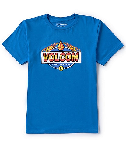 Volcom Big Boys 8-20 Short Sleeve Flamey V Graphic T-Shirt