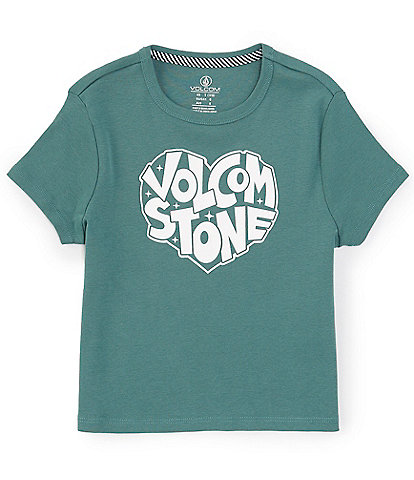 Volcom Big Girls 7-16 Short Sleeve Have A Clue Graphic T-Shirt