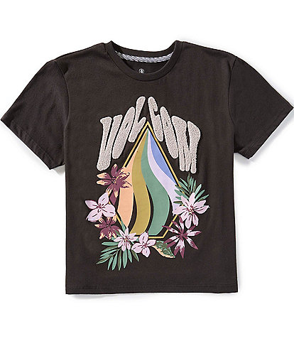 Volcom Big Girls Short-Sleeve Logo Graphic T-Shirt
