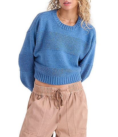 Volcom Dayz Like This Variegated-Stripe Chunky-Knit Sweater