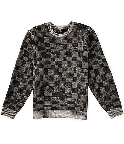 Volcom Featured Artist Antonio Carrau Checked Sweater