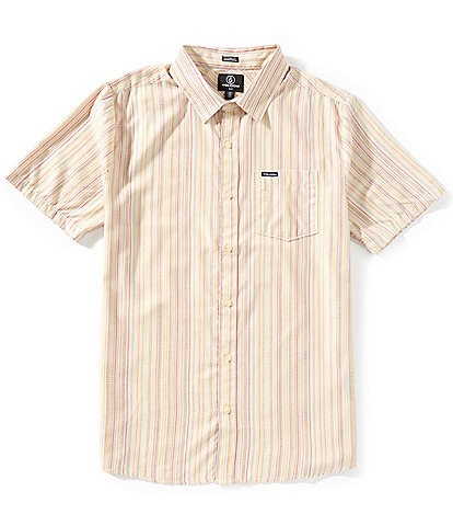 Volcom Jahstripe Short Sleeve Woven Shirt